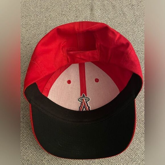 Anaheim Angels Red Adjustable Youth Baseball Hat OS - Picture 6 of 6